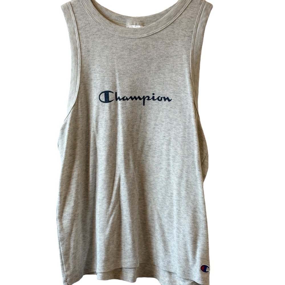 Champion Women’s Ribbed Athletic Tank Top Sleepwear Size Large